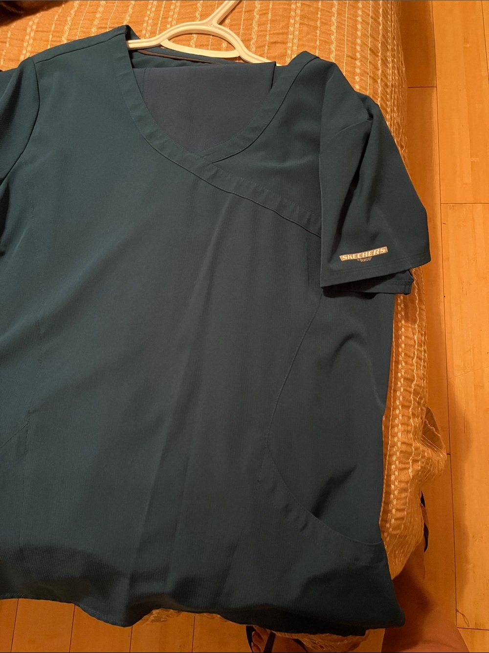 Skechers Dark Teal V-Neck Medical Top